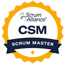 Scrum Alliance Certified ScrumMaster badge